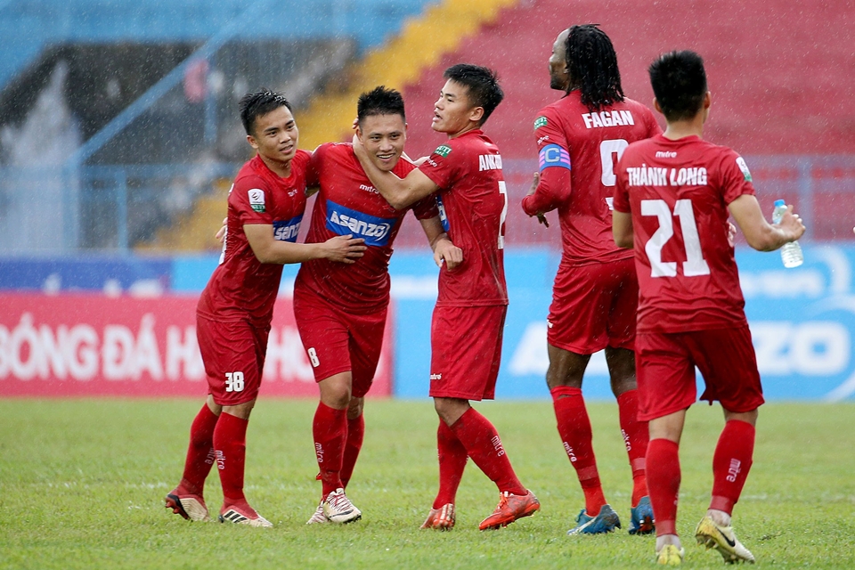 Chiến thắng tối thiểu trước Sài Gòn FC giúp Hải Phòng chắc cửa trụ hạng.