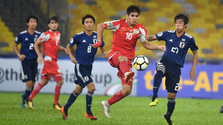 U16 Tajikistan tạo ra nhiều sự khó chịu cho đối phương nhờ lối chơi phòng ngự phản công.