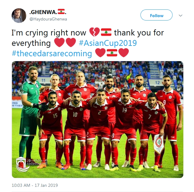 "Tôi đang khóc ngay bây giờ. Cảm ơn vì tất cả."