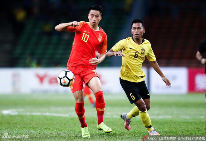 U23 Malaysia bị Trung Quốc cầm hòa đáng tiếc.