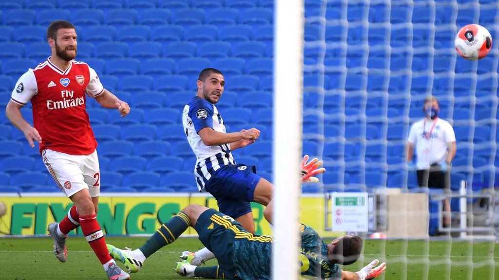 Arsenal gần như không còn cơ hội giành suất dự Champions League mùa tới sau trận thua Brighton mới đây.