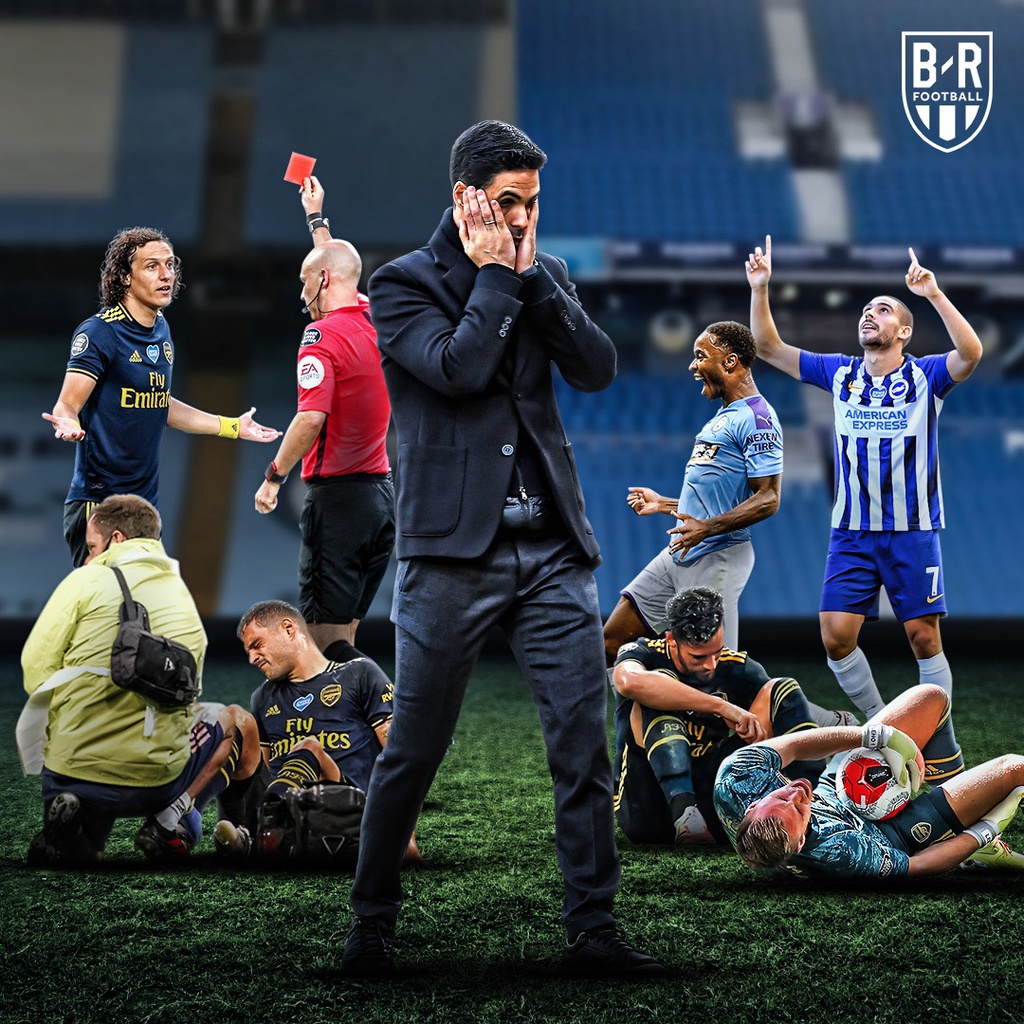Arsenal đang có một mùa giải tồi tệ. Ảnh: Bleacher Report.