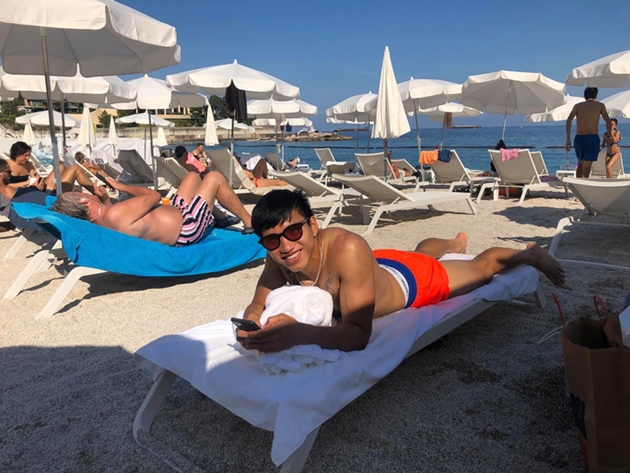 Cầu thủ Đoàn Văn Hậu có kỳ nghỉ dài ngày tại Monte Carlo (Monaco, Pháp) trước khi trở về Việt Nam.