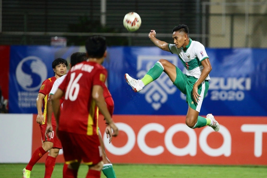 Indonesia thành công khi có điểm trước tuyển Việt Nam. Ảnh: VFF.