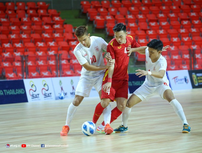 Ảnh bài viết Tuyển Việt Nam bị Myanmar cầm hòa ngày ra quân vòng loại Giải Futsal châu Á 2022