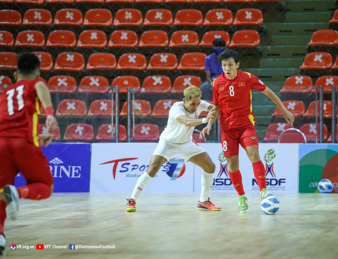 Hòa Myanmar, cơ hội nhất bảng của tuyển futsal Việt Nam đang nhỏ lại.