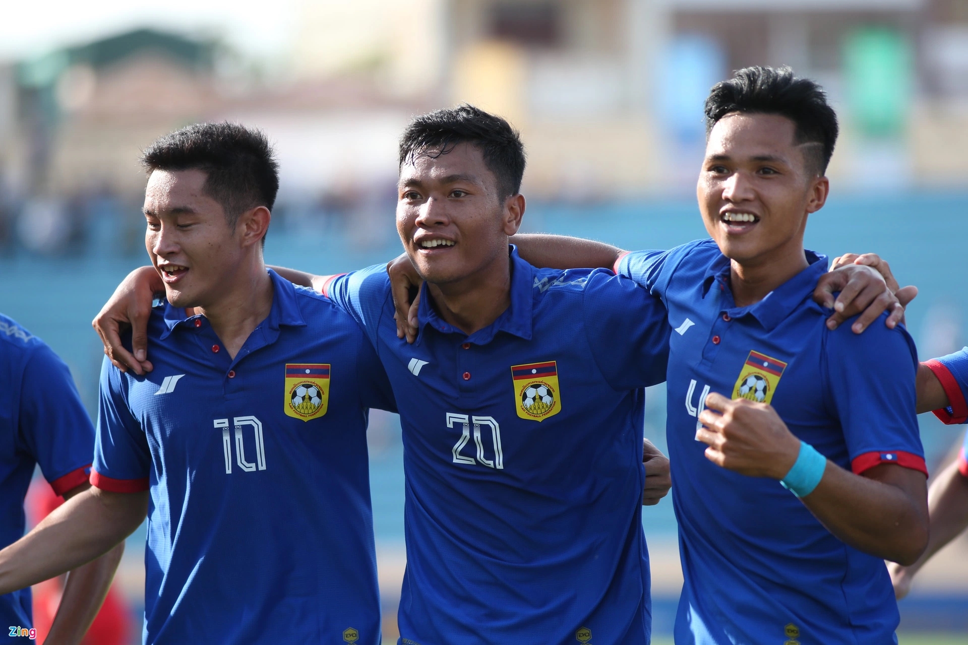 U23 Lào bị đánh giá thấp hơn, nhưng gây bất ngờ bằng việc tấn công phủ đầu thành công đối thủ.