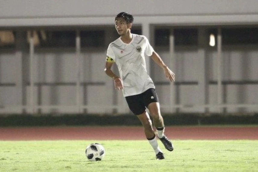 Sultan Zaky, một trong 3 cầu thủ U17 Indonesia, bị chỉ trích. Ảnh: Detikcom.