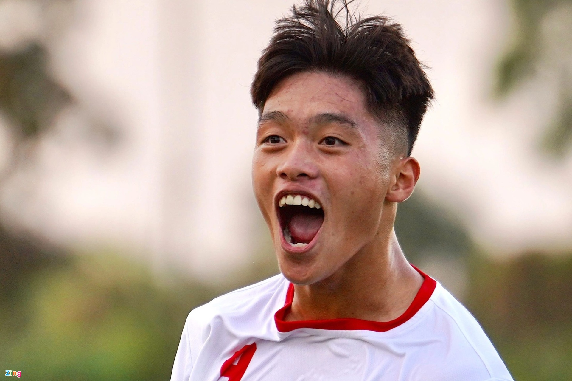 Nguyễn Quốc Việt được ví là "Vua giải trẻ" khi liên tục ghi bàn nhiều nhất các giải U19 và U21 Quốc gia từ năm 2019 đến nay. Ảnh: Bảo Ngọc.