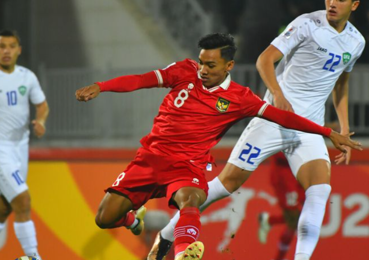 U20 Indonesia cũng bị loại khỏi giải vì thua hiệu số bàn thắng ở bảng A. Ảnh: AFC.