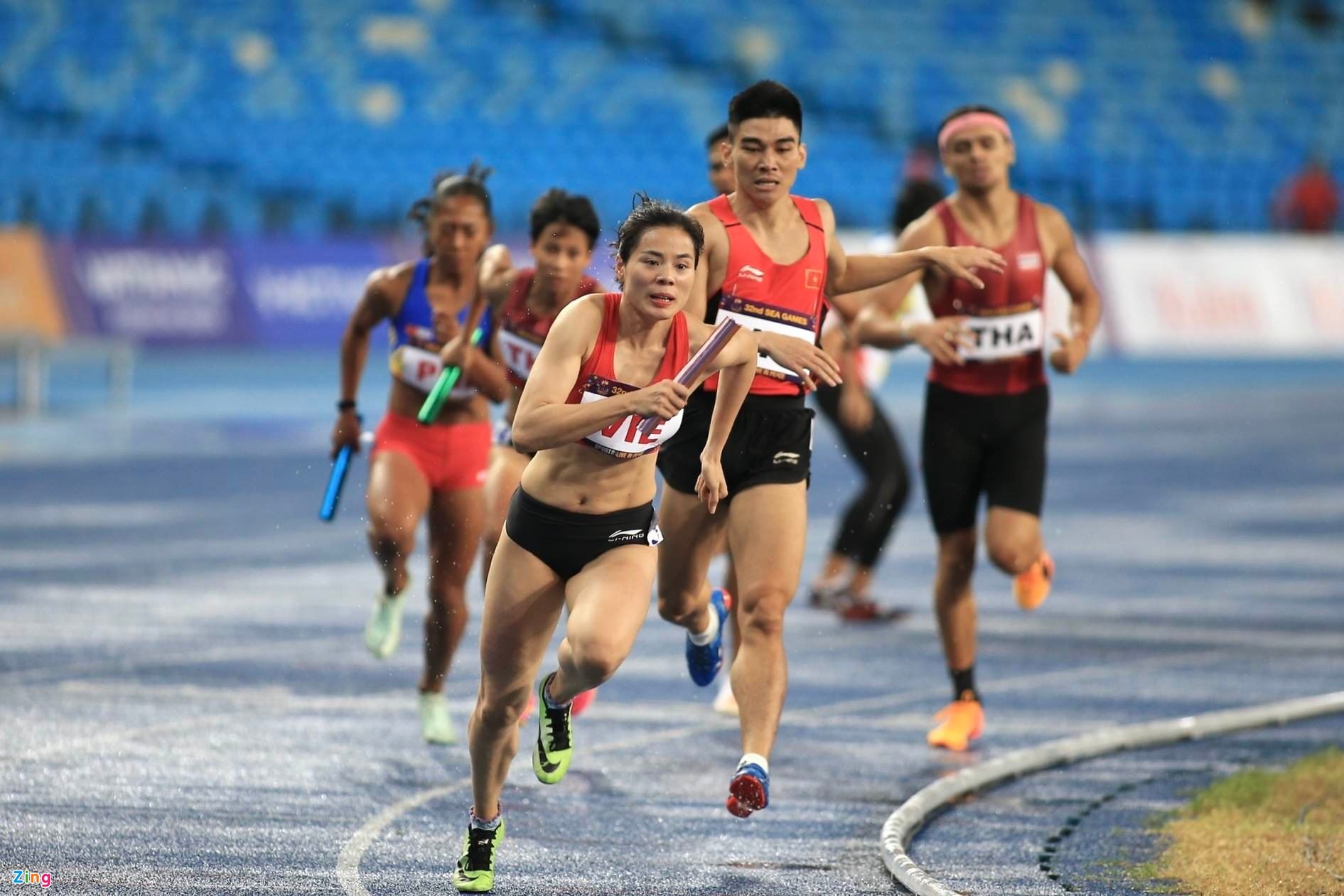 Nguyễn Thị Huyền được xem là "nữ hoàng" của điền kinh Đông Nam Á ở các nội dung 400 m. Ảnh: Bảo Ngọc.