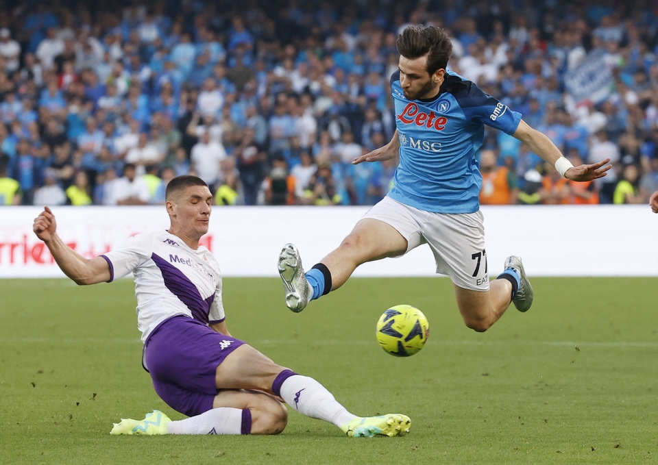 Khvicha Kvaratskhelia là cầu thủ có kỹ thuật hàng đầu tại Serie A với trung bình 19 phút 6 giây cho một pha rê bóng, đạt tỷ lệ thành công 47,5%.