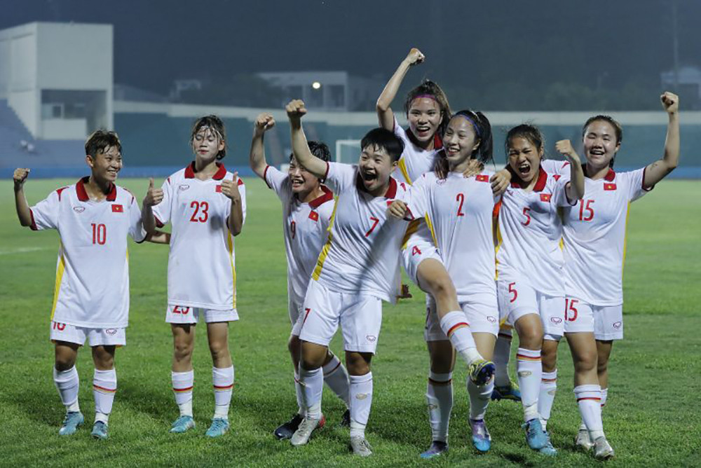 U20 nữ Việt Nam giành vé đi tiếp.