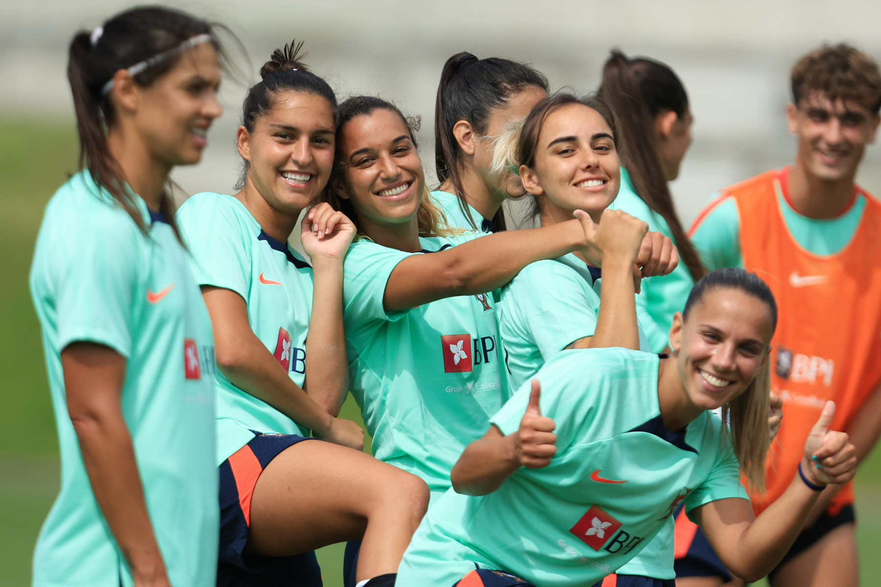 Các cầu thủ Bồ Đào Nha chuẩn bị cho kỳ World Cup đầu tiên.