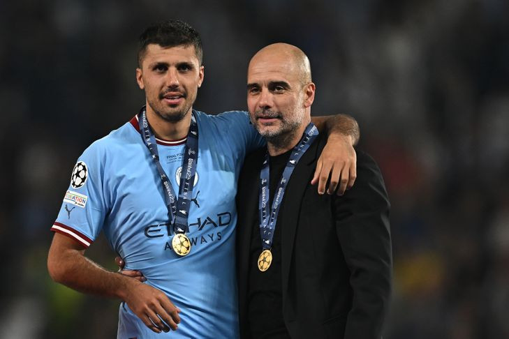 Rodri là một cầu thủ quan trọng khác trong đội hình chiến thắng của Pep Guardiola.