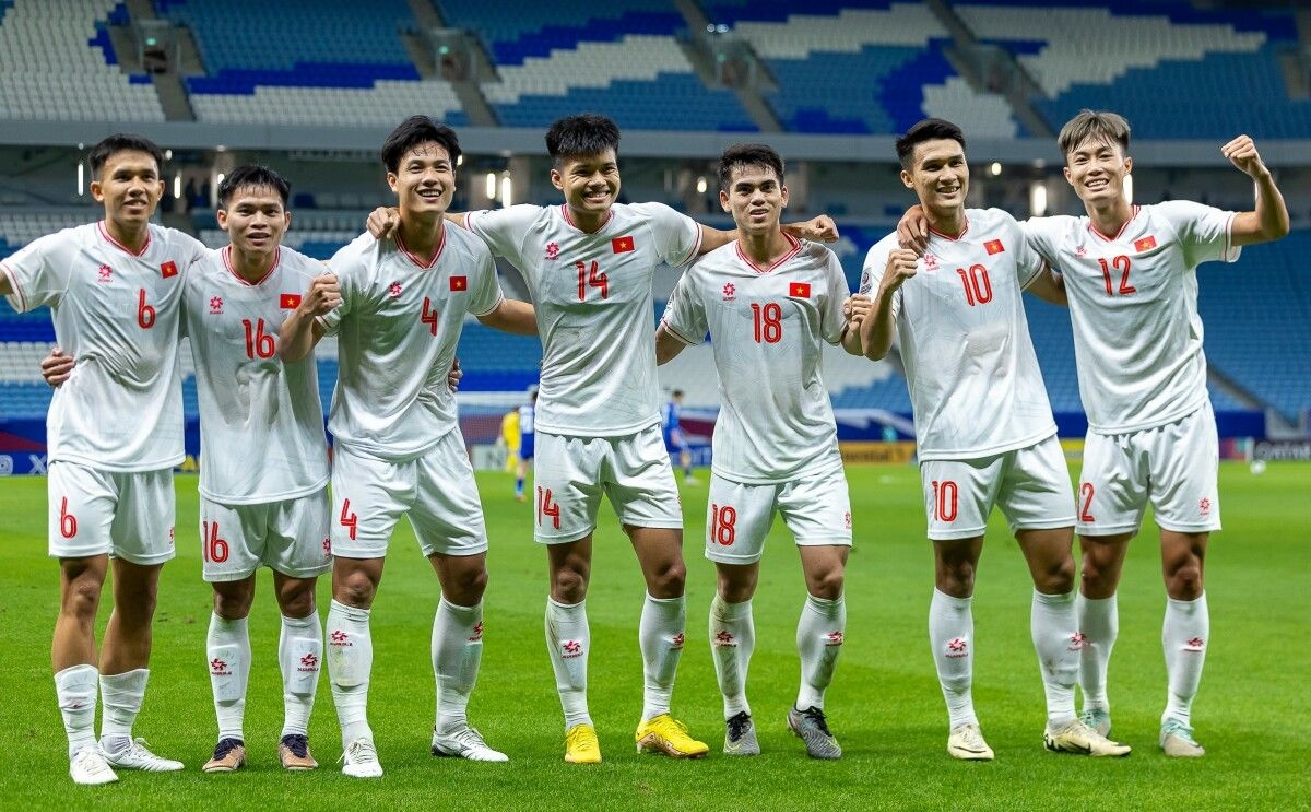 U23 Việt Nam có chiến thắng ngày ra quân tại VCK U23 châu Á 2024. Ảnh: AFC.
