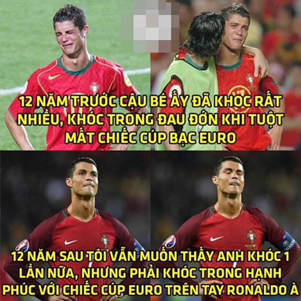 Gửi trọn niềm tin vào CR7. Ảnh: Internet.