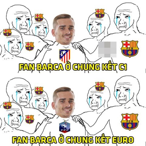 Antoine Griezmann – Cục cưng của fan Barca đêm nay. Ảnh: Internet.