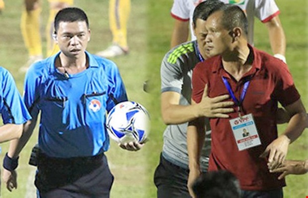 Trọng tài vẫn là sự nhức nhối của V-League. Ảnh: Internet.