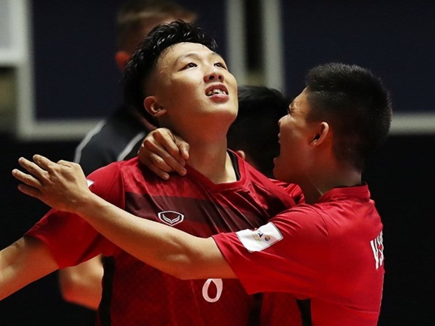Tuyển Futsal Việt Nam đã gây bất ngờ tại giải thế giới. Ảnh: Internet.