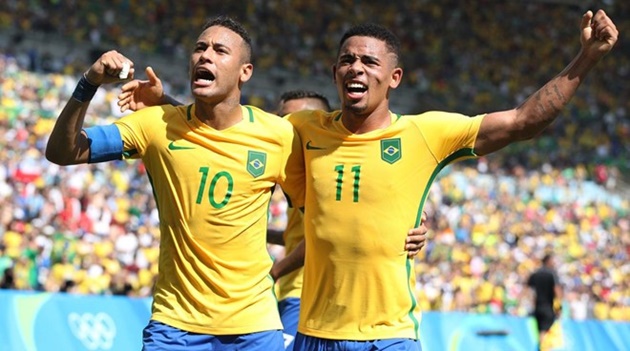 Jesus và Neymar sẽ đưa Selecao đến kỷ nguyên mới huy hoàng. Ảnh: Internet.