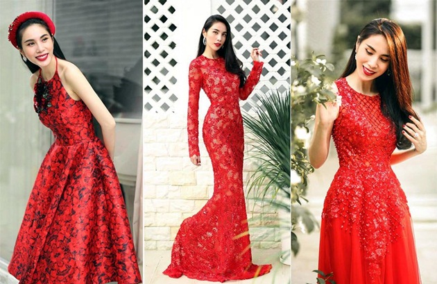 Ảnh bài viết Bà xã Công Vinh rực rỡ sắc hồng đón xuân