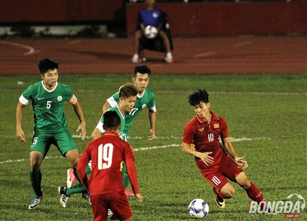 Ảnh bài viết Hủy diệt U22 Macau, U22 Việt Nam độc chiếm ngôi đầu bảng