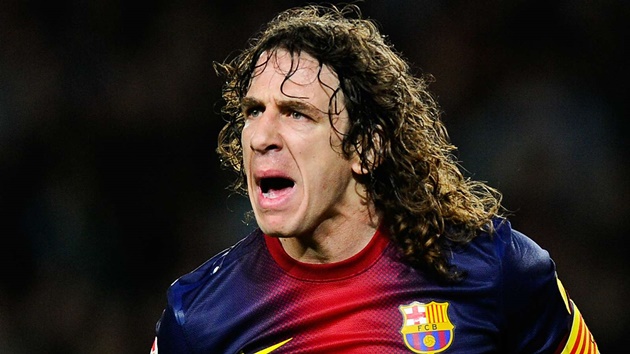 Puyol dành trọn sự nghiệp ở Barca.