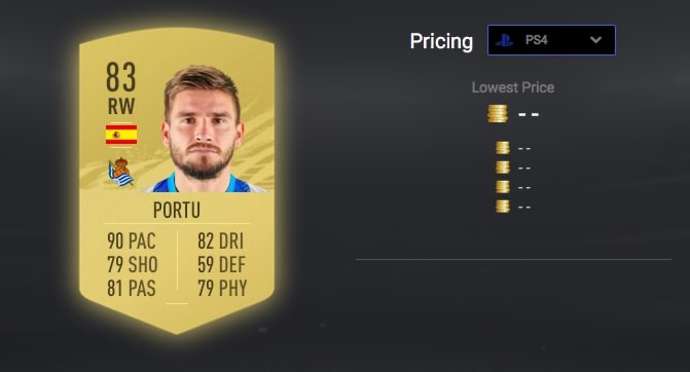 3. Portu (Real Sociedad) | Chỉ số 83. Với bộ chỉ số thành phần cực kỳ ấn tượng, tiền vệ người Tây Ban Nha ắt hẳn sẽ chiếm suất đá chính trong đội hình các CLB La Liga.