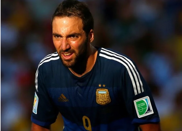 8. Gonzalo Higuain. Tiền đạo này đã bỏ lỡ cơ hội định đoạt trận chung kết World Cup 2014 trước Đức và tiếp tục khiến Argentina ôm hận tại Copa America 2015, sau khi đá hỏng quả phạt đền.