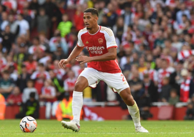 William Saliba: 6 điểm. Trung vệ người Pháp đã có một trận đấu tròn vai.