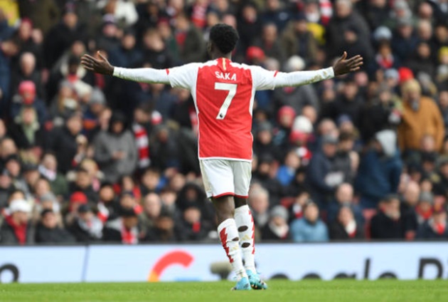 Bukayo Saka (6/10): Palace đã ''chăm sóc'' Saka khá tốt, khiến anh không thể phát huy được khả năng khuấy đảo của mình.