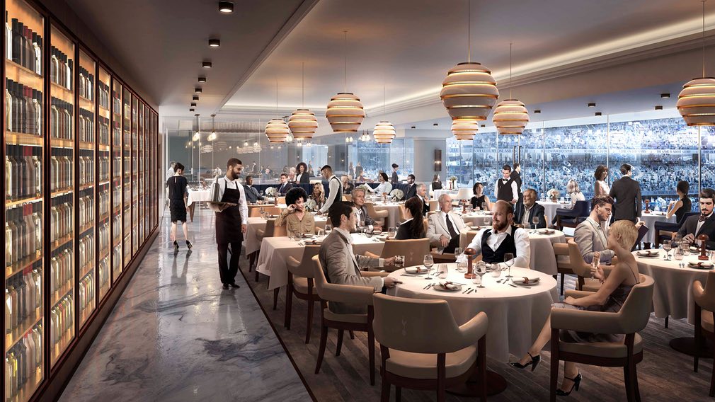 Khu vực ăn uống cho khách VIP