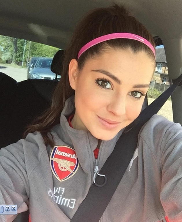 Carla Humphrey được CĐV Arsenal bầu chọn là Gooners nữ đẹp nhất CLB vào thời điểm hiện tại.