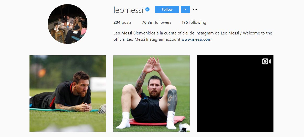 Trên trang Instagram cá nhân, Messi đã xóa toàn bộ hình ảnh và video anh chụp riêng với Neymar.