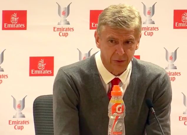 Wenger trong bài phỏng vấn sau trận thắng Benfica 5-2