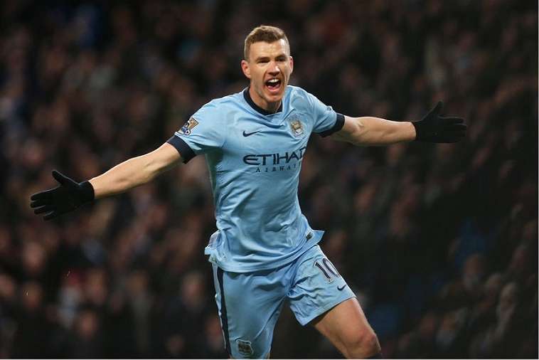 7. Edin Dzeko, từ Wolfsburg - 37 triệu euro. Ảnh: Internet.