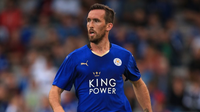 6. Christian Fuchs - Leicester City. Ảnh: Internet.