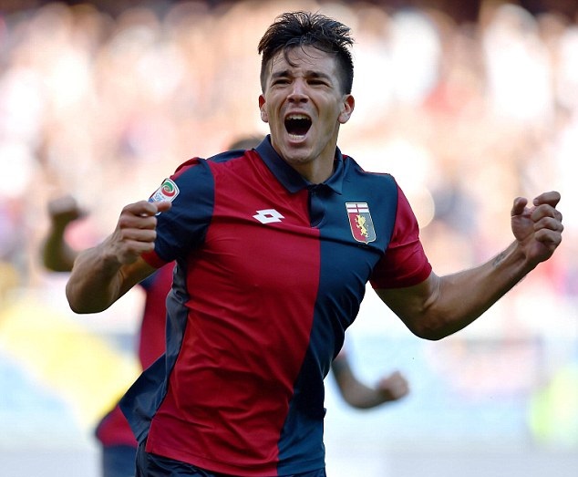 Giovanni có bàn thắng trong trận ra mắt Genoa. Ảnh: Internet.