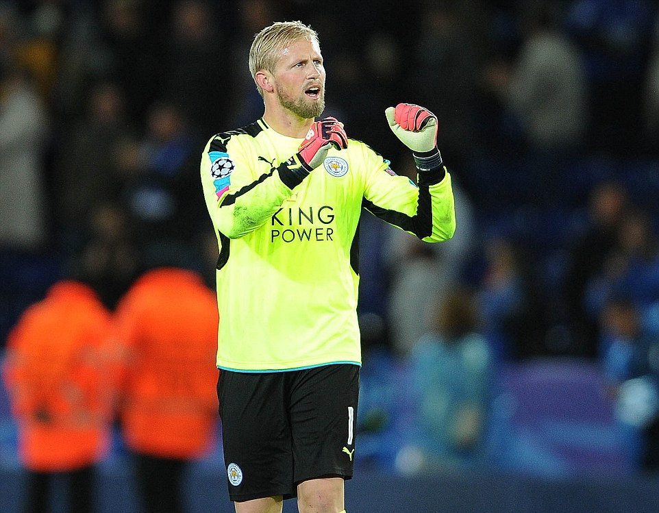 Thủ thành Kasper Schmeichel có trận đấu thành công. Ảnh: Internet.