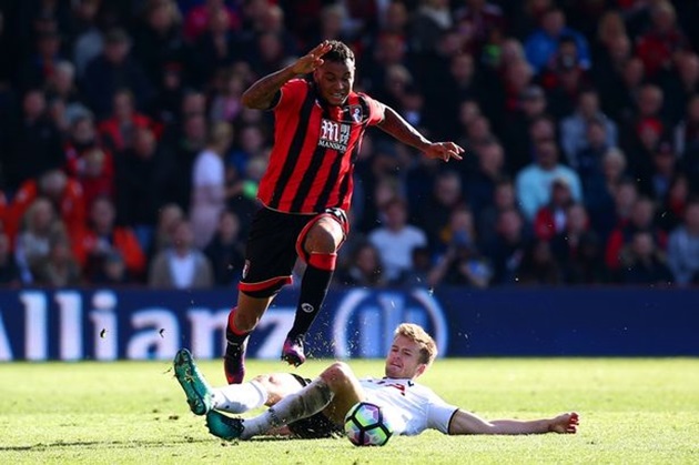 20. Joshua King (24 tuổi, Bournemouth) - 34,61 km/h. Ảnh: Internet.