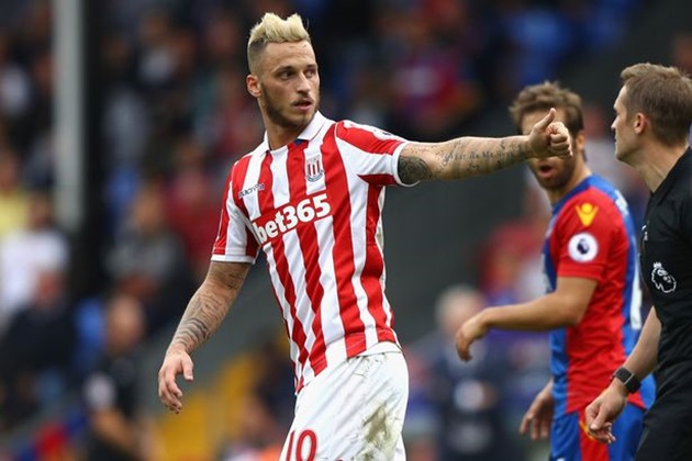 14. Marko Arnautovic (27 tuổi, Stoke City) - 34,77 km/h. Ảnh: Internet.