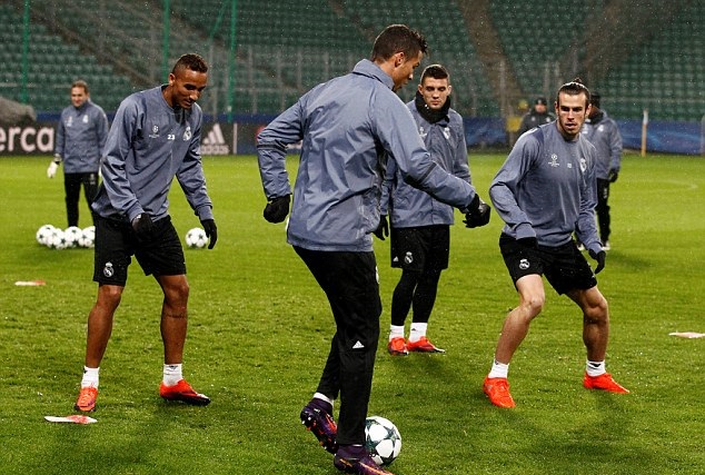 Trước Legia, Ronaldo đang rất tự tin sẽ ghi được nhiều bàn thắng. Ảnh: Internet.