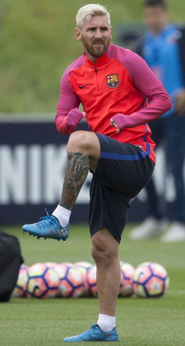 Chân của Messi trước đây. Ảnh: Internet.
