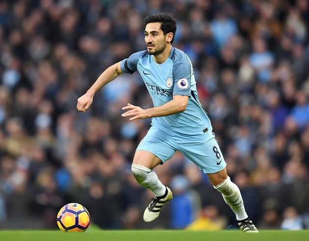 10. Ilkay Gundogan - Manchester City - 39,7 đường chuyền mỗi trận. Ảnh: Express.