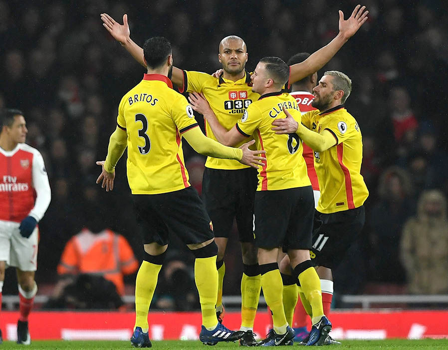 Watford - 7 (21% trong tổng số bàn thắng). Ảnh: Express.