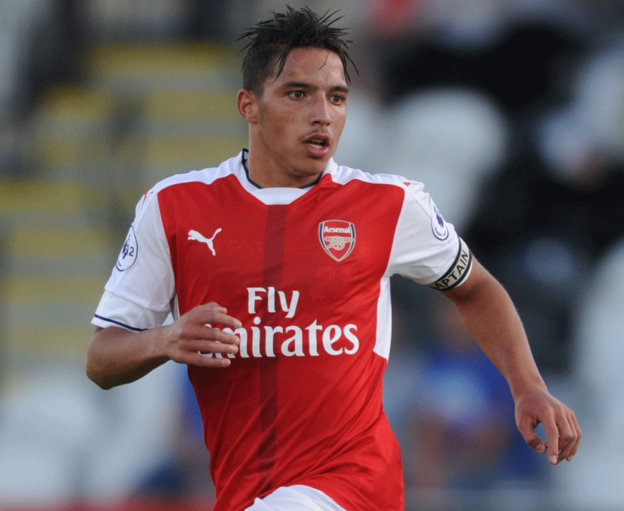Ismael Bennacer - Cầu thủ có trận ra mắt Arsenal tại Capital Cup hồi tháng mười, gặp Sheffield. Ảnh: Daily Star.