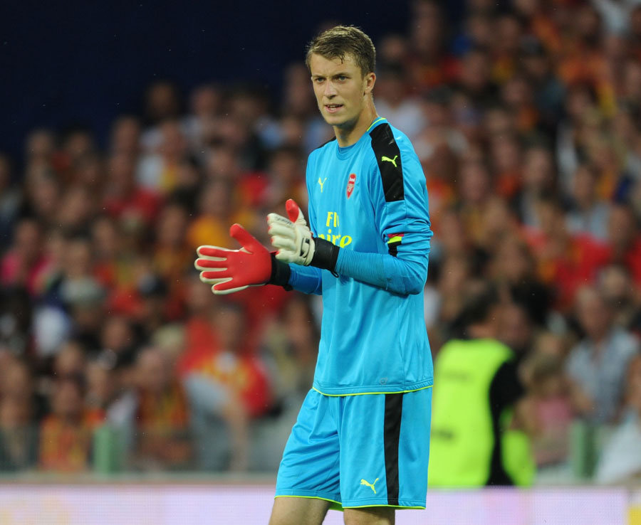 Matt Macey - Thủ thành 22 tuổi tùng là phương án dự bị cho Petr Cech và David Ospina mùa trước. Ảnh: Daily Star.