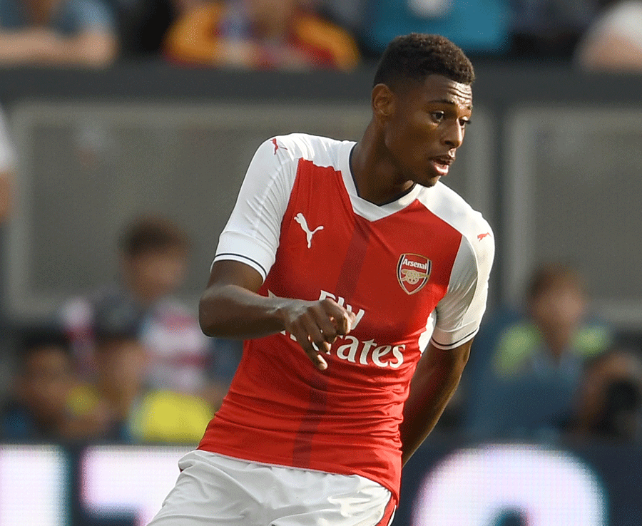 Jeff Reine-Adelaide - Cầu thủ 18 đuổi đã từng khiến Arsene Wenger rất hài lòng tại Emirates Cup năm ngoái. Ảnh: Daily Star.