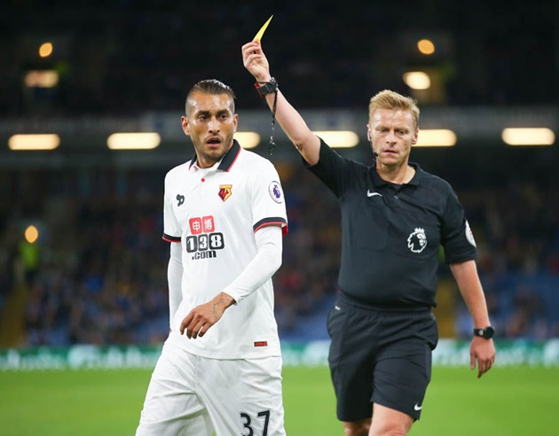 Watford - 72 thẻ vàng. Ảnh: Exress.